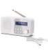 Sharp DR-P420(WH) Tokyo Portable Digital Radio, FM/DAB/DAB+, Bluetooth 5.0, USB or Battery Powered, Snowy White Sharp