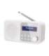 Sharp DR-P420(WH) Tokyo Portable Digital Radio, FM/DAB/DAB+, Bluetooth 5.0, USB or Battery Powered, Snowy White Sharp