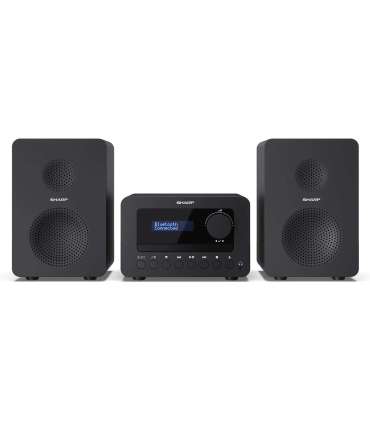 Sharp XL-B520D(BK) Tokyo Hi-Fi Micro System 2.0, FM/DAB/DAB+/USB, CD, Bluetooth 5.0, Aux-in, Black Sharp Tokyo Hi-Fi