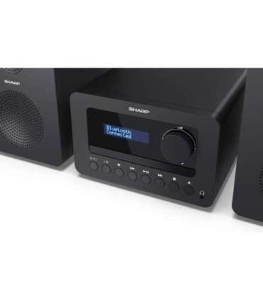 Sharp XL-B520D(BK) Tokyo Hi-Fi Micro System 2.0, FM/DAB/DAB+/USB, CD, Bluetooth 5.0, Aux-in, Black Sharp Tokyo Hi-Fi