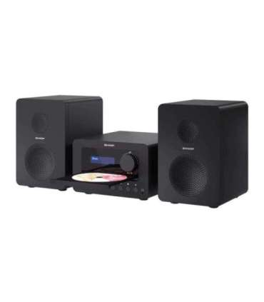 Sharp XL-B520D(BK) Tokyo Hi-Fi Micro System 2.0, FM/DAB/DAB+/USB, CD, Bluetooth 5.0, Aux-in, Black Sharp Tokyo Hi-Fi