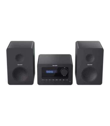 Sharp XL-B520D(BK) Tokyo Hi-Fi Micro System 2.0, FM/DAB/DAB+/USB, CD, Bluetooth 5.0, Aux-in, Black Sharp Tokyo Hi-Fi