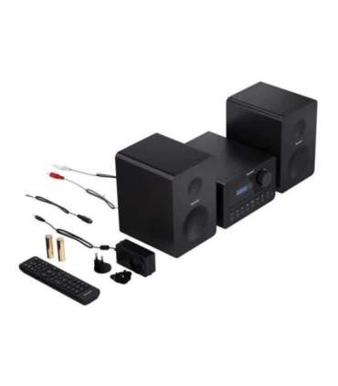 Sharp XL-B520D(BK) Tokyo Hi-Fi Micro System 2.0, FM/DAB/DAB+/USB, CD, Bluetooth 5.0, Aux-in, Black Sharp Tokyo Hi-Fi