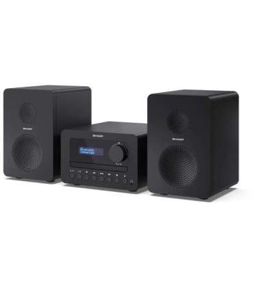 Sharp XL-B520D(BK) Tokyo Hi-Fi Micro System 2.0, FM/DAB/DAB+/USB, CD, Bluetooth 5.0, Aux-in, Black Sharp Tokyo Hi-Fi
