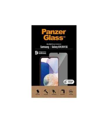 PanzerGlass Ultra Wide fit Screen Protector Samsung Galaxy A14/A14 5G Transparent