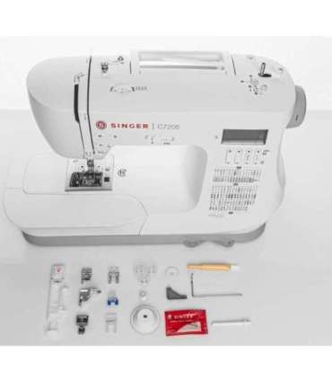 Singer Sewing Machine C7205 Number of stitches 200 Number of buttonholes 8 White