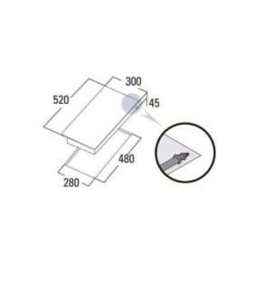 CATA Hob GI 3002 X Gas Number of burners/cooking zones 2 Rotary knobs Stainless steel