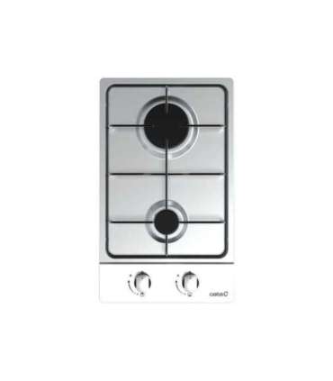 CATA Hob GI 3002 X Gas Number of burners/cooking zones 2 Rotary knobs Stainless steel