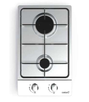 CATA Hob GI 3002 X Gas Number of burners/cooking zones 2 Rotary knobs Stainless steel