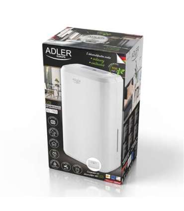 Adler Compressor Air Dehumidifier AD 7861 Power 280 W Suitable for rooms up to 60 m³ Water tank capacity 2 L