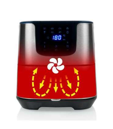 Princess Digital Aerofryer Deluxe XXL 182060 Power 1700 W Capacity 5.5 L Black/Stainless Steel