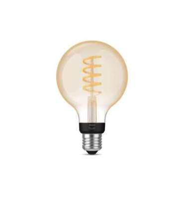 Hue WA 7W Filament G93 globe E27 E27 7 W Warm to cool white 2200-4500K Bluetooth and Zigbee