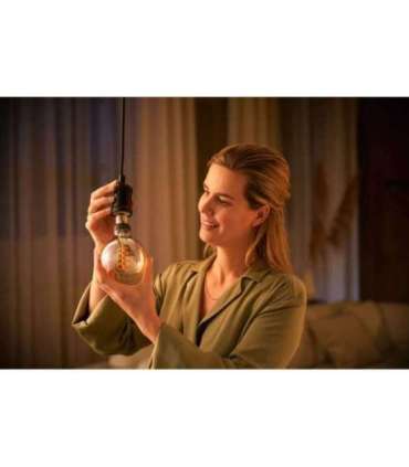 Hue WA 7W Filament G93 globe E27 E27 7 W Warm to cool white 2200-4500K Bluetooth and Zigbee