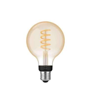 Hue WA 7W Filament G93 globe E27 E27 7 W Warm to cool white 2200-4500K Bluetooth and Zigbee