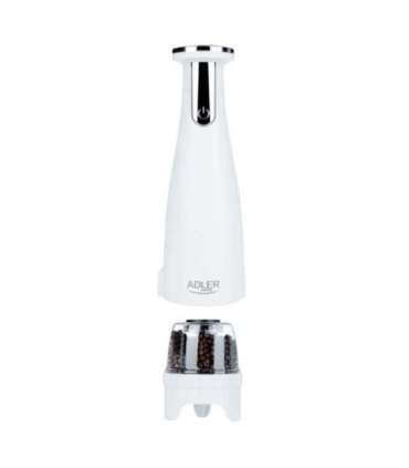Adler Electric Salt and pepper grinder AD 4449w Housing material ABS plastic 7 W Lithium Matte White