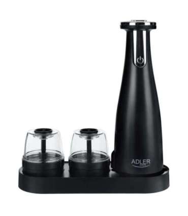 Adler Electric Salt and pepper grinder AD 4449b Housing material ABS plastic 7 W Lithium Matte Black