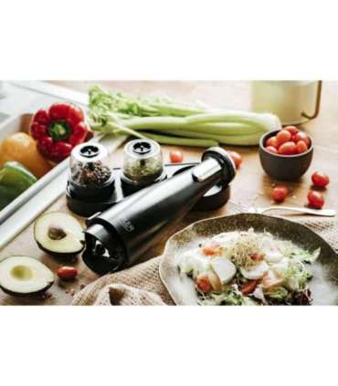 Adler Electric Salt and pepper grinder AD 4449b Housing material ABS plastic 7 W Lithium Matte Black