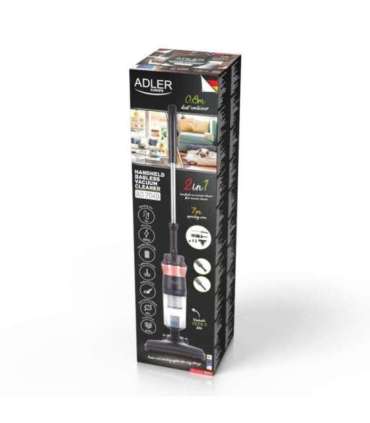 Adler Vacuum Cleaner AD 7049 Corded operating Handheld 2in1 600 W - V Black Warranty 24 month(s)
