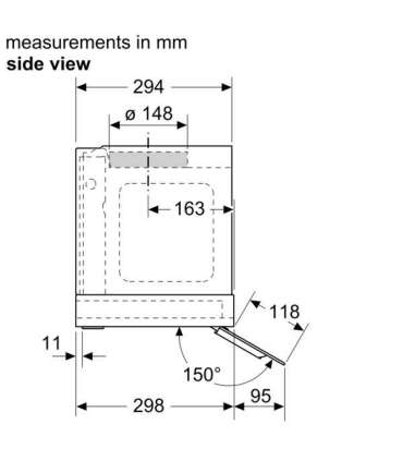 Bosch Hood DBB67AM60 Series 6 Canopy Energy efficiency class B Width 59.7 cm 460 m³/h Touch control LED