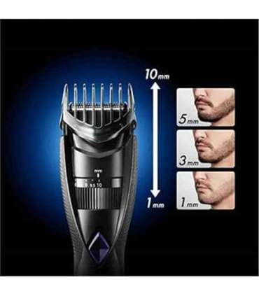 Panasonic Beard Trimmer ER-GB37-K503 Cordless Wet & Dry Number of length steps 20