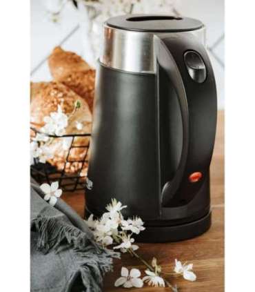 Adler Kettle AD 1372 Electric 800 W 0.6 L Plastic/Stainless steel 360° rotational base Black