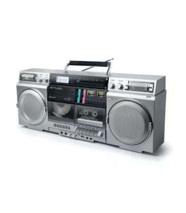 Muse Ghetto Blasters M-380 GBS AUX in Bluetooth Cassette deck CD player