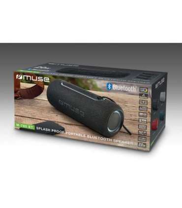 Muse M-780 BT Speaker Splash Proof Waterproof Bluetooth Black Portable Wireless connection