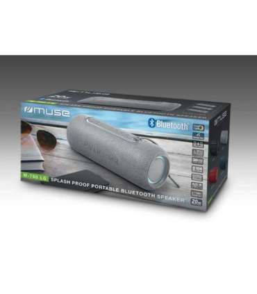Muse M-780 LG Speaker Splash Proof Waterproof Bluetooth Silver Portable Wireless connection