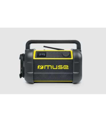 Muse M-928 BTY Jobsite Radio speaker Waterproof Bluetooth Black/Yellow Portable Wireless connection