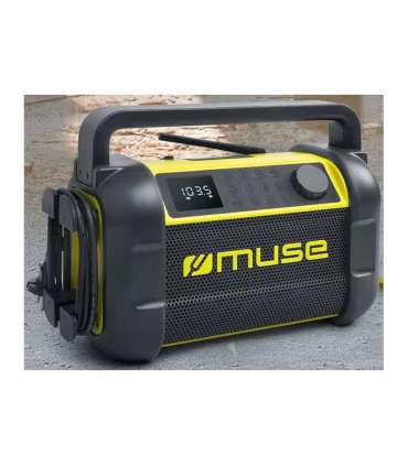 Muse M-928 BTY Jobsite Radio speaker Waterproof Bluetooth Black/Yellow Portable Wireless connection