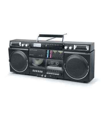 Muse Ghetto Blasters M-380 GB AUX in Bluetooth Cassette deck CD player Black