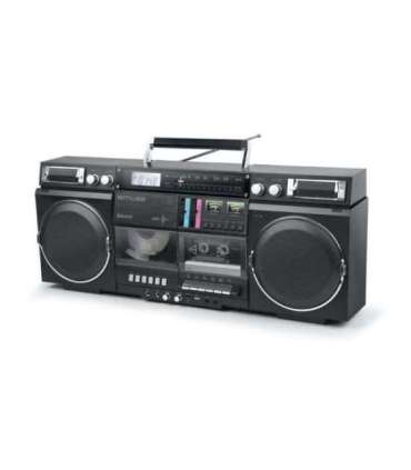 Muse Ghetto Blasters M-380 GB AUX in Bluetooth Cassette deck CD player Black