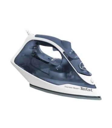 TEFAL FV2837E0 Steam Iron 2400 W Water tank capacity 150 ml Continuous steam 35 g/min Blue/White