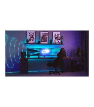 Twinkly|Dots Smart LED Lights 60 RGB (Multicolor), USB Powered, 3m, Transparent|RGB – 16M+ colors