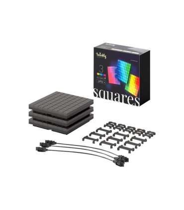 Twinkly|Squares Smart LED Panels Expansion pack (3 panels)|RGB – 16M+ colors