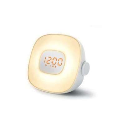 Muse Light Clock Radio ML-198CR Alarm function AUX in White