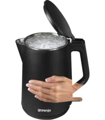 Gorenje Kettle K15DWBK Electric 2200 W 1.5 L Stainless steel 360° rotational base Black