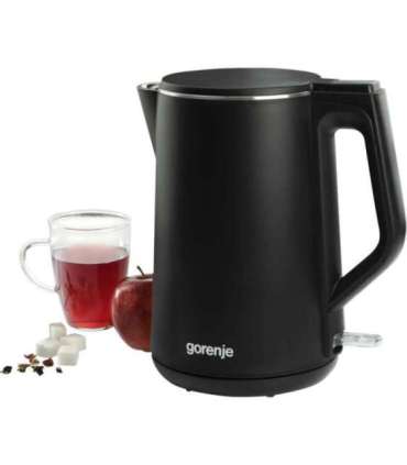Gorenje Kettle K15DWBK Electric 2200 W 1.5 L Stainless steel 360° rotational base Black