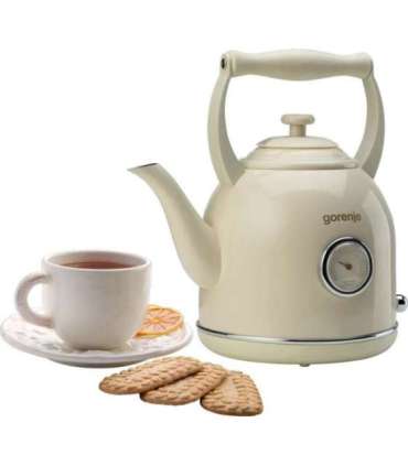 Gorenje Kettle K17CLIN Electric 2000 W 1.7 L Plastic/Metal 360° rotational base Ivory