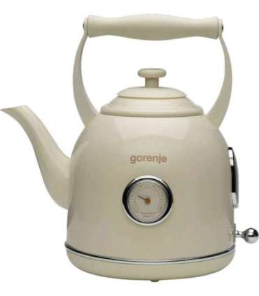 Gorenje Kettle K17CLIN Electric 2000 W 1.7 L Plastic/Metal 360° rotational base Ivory