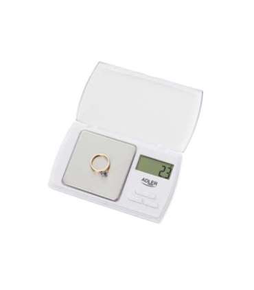 Adler Precision scale AD 3161 Maximum weight (capacity) 0.5 kg Accuracy 0.01 g White