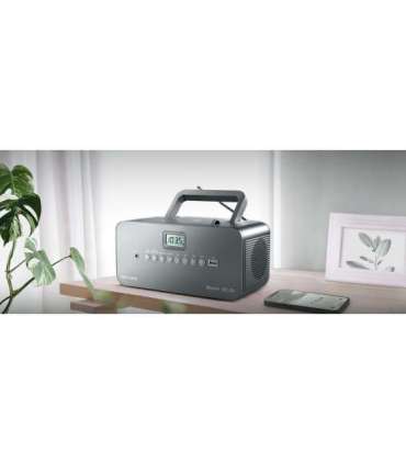 Muse Portable Bluetooth, Radio CD/MP3 Player With USB M-30BT Bluetooth Black Portable Wireless connection