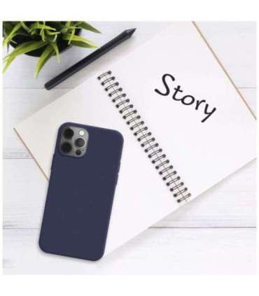 Fixed Story Back cover Apple iPhone 14 Plus Rubberized Blue