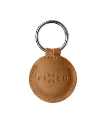 Fixed Case for AirTag Genuine cowhide Brown