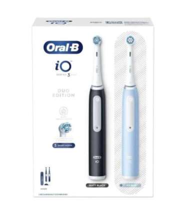 Oral-B Electric Toothbrush Duo Pack iO3 Series Rechargeable For adults Number of brush heads included 2 |