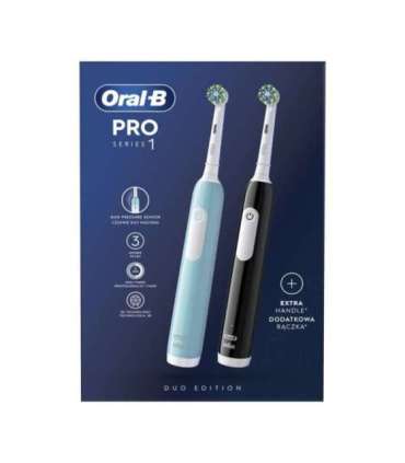 Oral-B Electric Toothbrush Pro Series 1 Duo Rechargeable For adults Number of brush heads included 2 Number