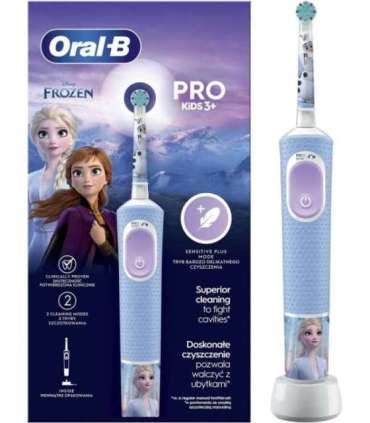 Oral-B Electric Toothbrush Vitality PRO Kids Frozen Rechargeable For children Number of brush heads included 1