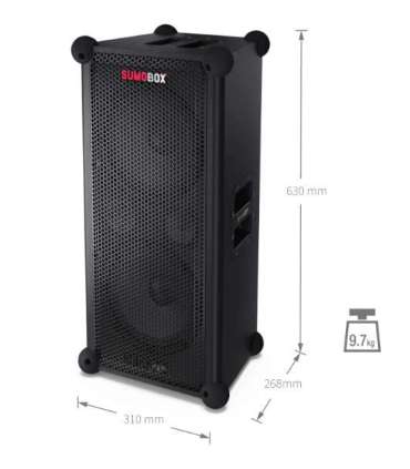 Sharp SumoBox CP-LS100 High Performance Portable Speaker Sharp Portable Speaker SUMOBOX CP-LS100 High Performance