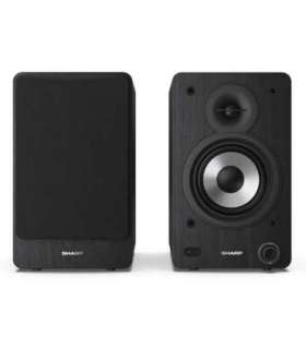 Sharp CP-SS30 Bookshelf Speakers, Black Sharp Speakers CP-SS30(BK) Bookshelf 60 W Bluetooth Black Wireless