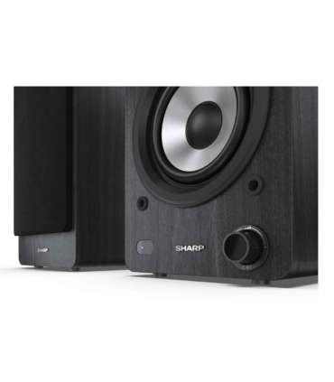 Sharp CP-SS30 Bookshelf Speakers, Black Sharp Speakers CP-SS30(BK) Bookshelf 60 W Bluetooth Black Wireless